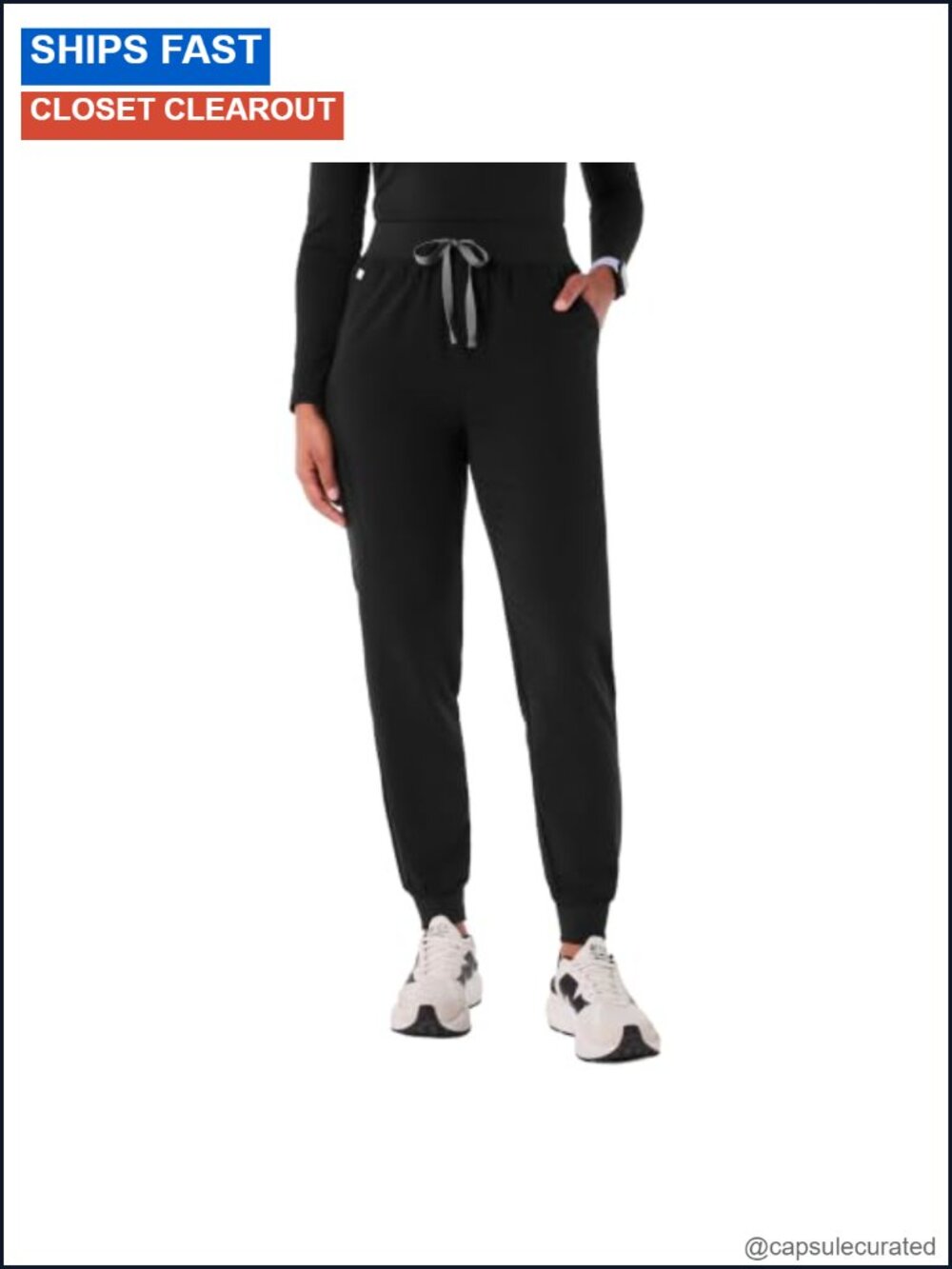 FIGS Zamora High Waisted Jogger Scrub Pants Women Slim Fit 6 Pockets